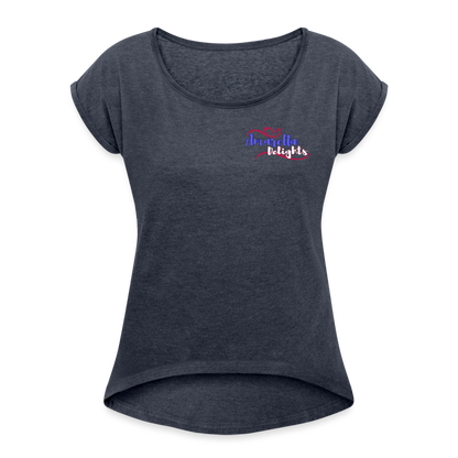 T-Shirt Damen "Amarella-Delights" - Navy meliert