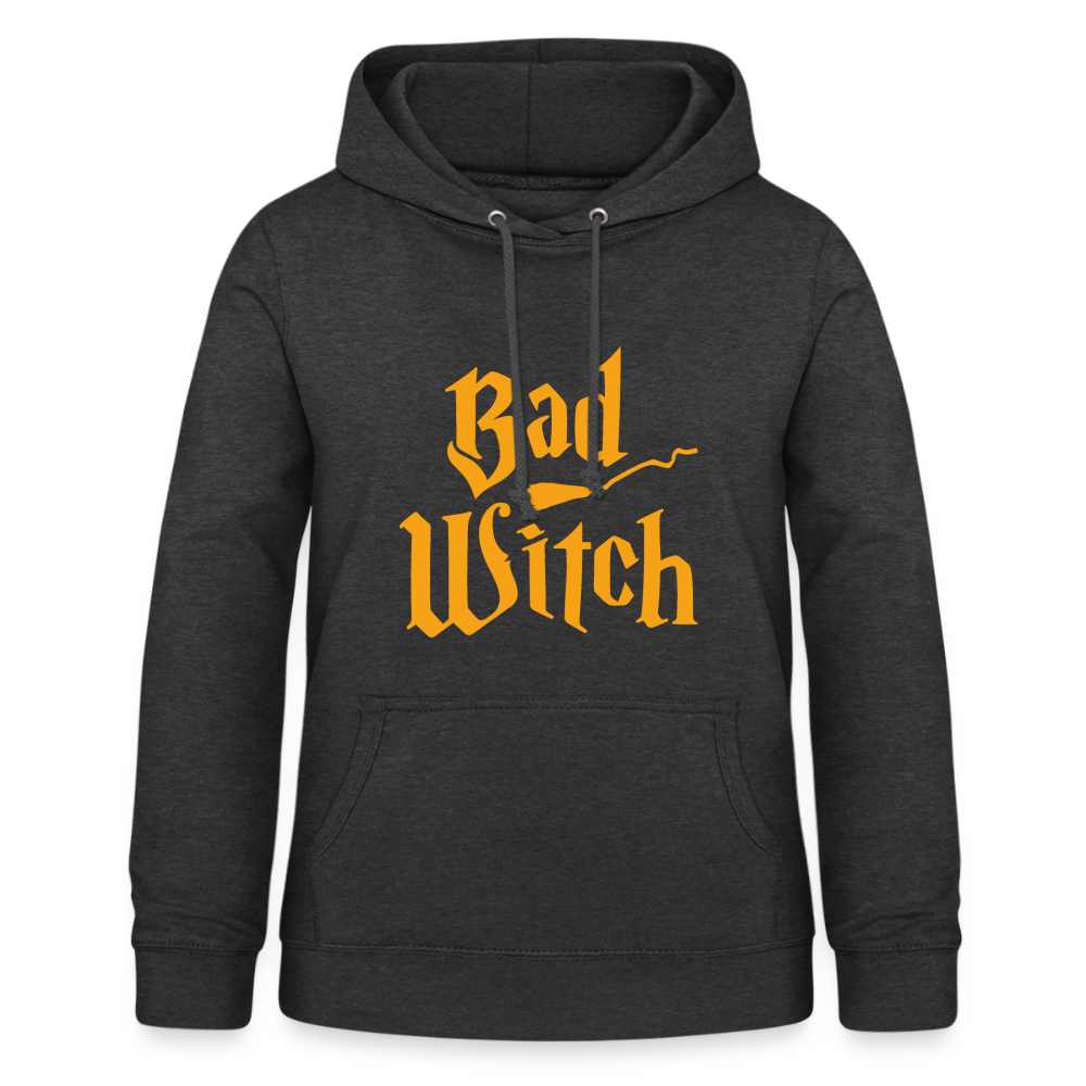 Frauen Hoodie "Bad Witch" - Anthrazit
