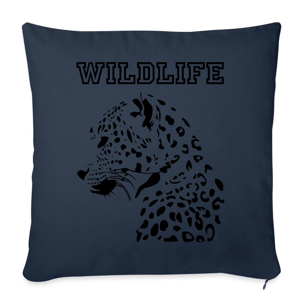 Sofakissen mit Füllung "Wildlife" - Navy