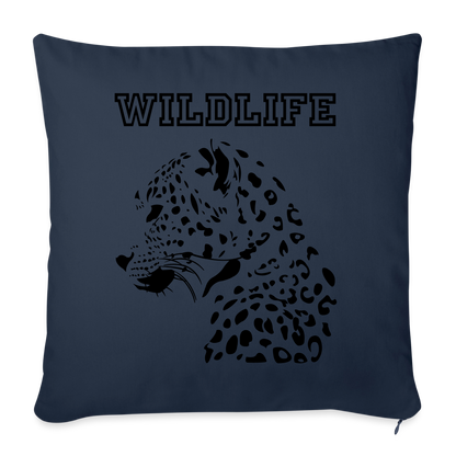 Sofakissen mit Füllung "Wildlife" - Navy