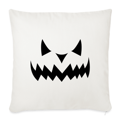 Sofakissen mit Füllung 44 x 44 cm "Hallow Kürbis" - Naturweiß 