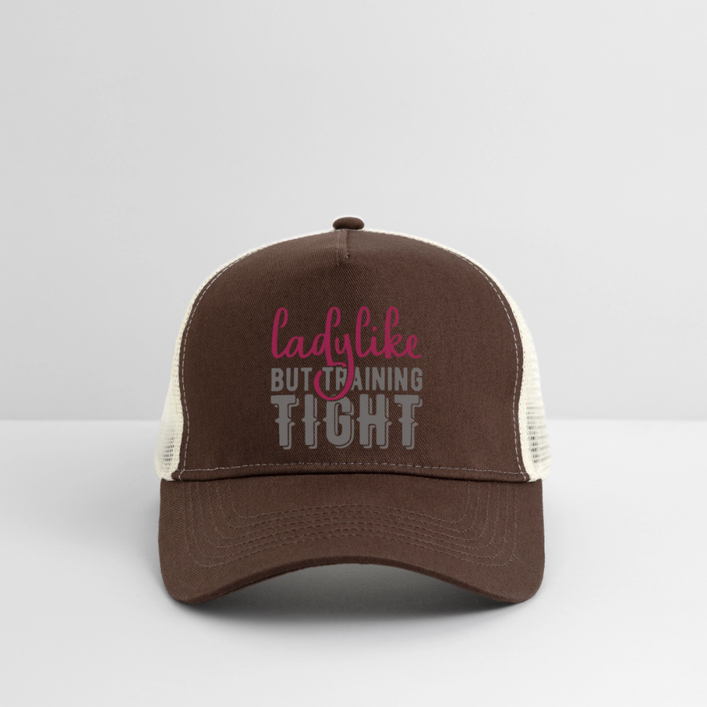 Trucker Cap "Ladylike" - Braun/Beige