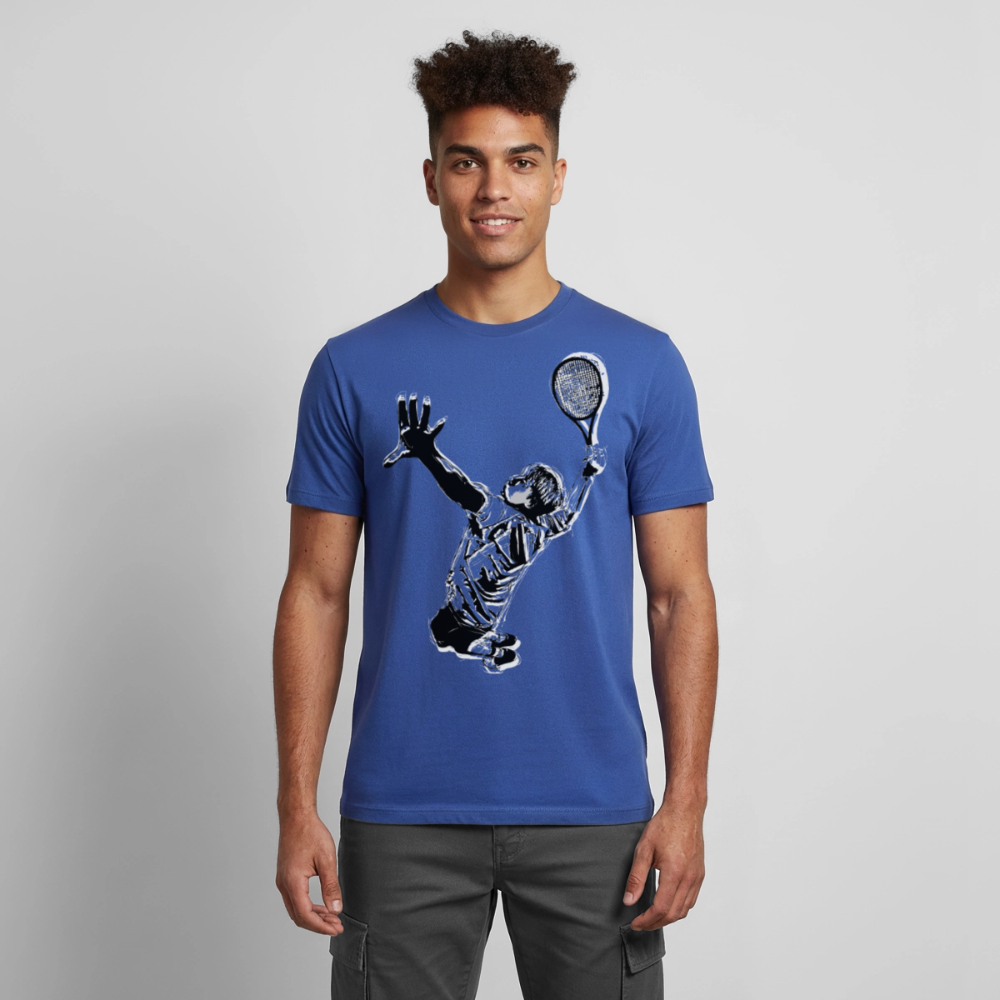 T-Shirt atmungsaktiv Herren "Tennisspieler" - Royalblau