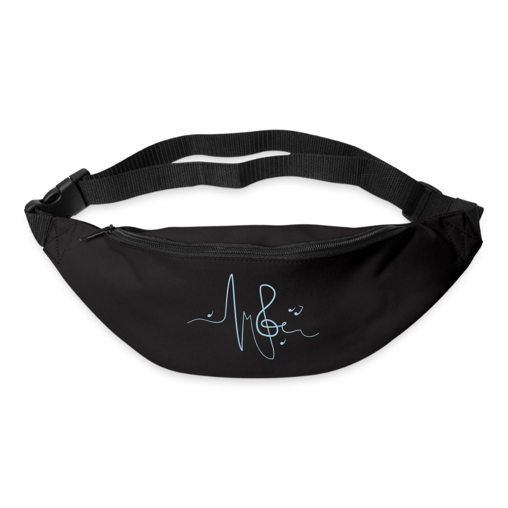 Gürteltasche "Musikschlag" - Schwarz