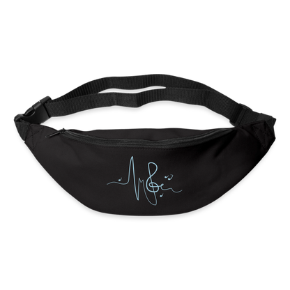 Gürteltasche "Musikschlag" - Schwarz