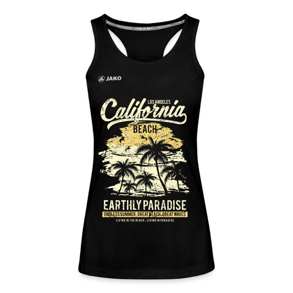 JAKO Frauen Tanktop Run 2.0 "California" - Schwarz