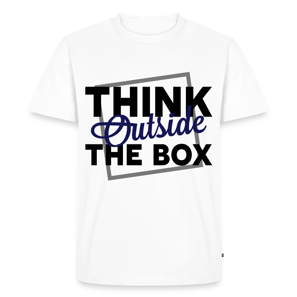 Premium T-Shirt "Outside the box" - Weiß