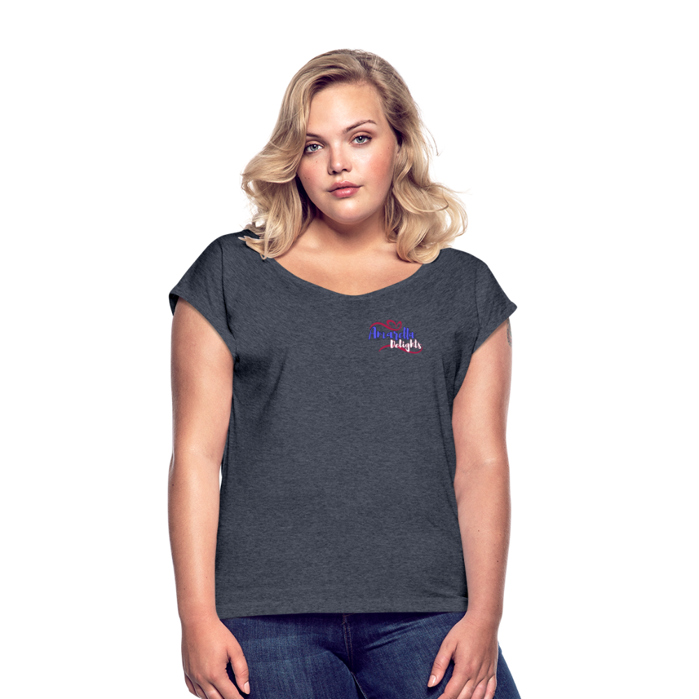 T-Shirt Damen "Amarella-Delights" - Navy meliert