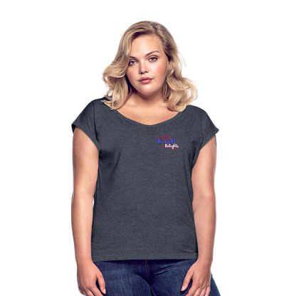 T-Shirt Damen "Amarella-Delights" - Navy meliert