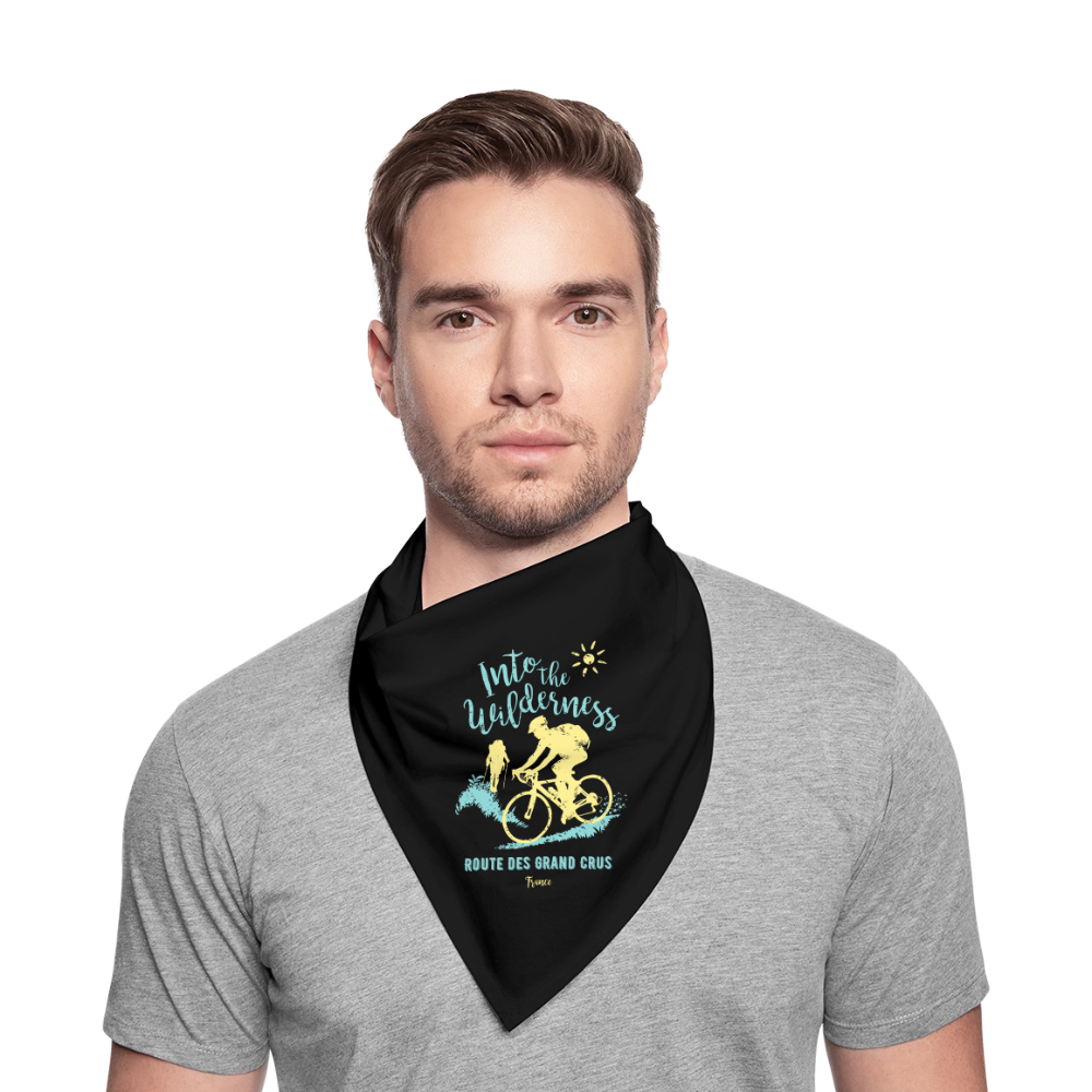 Bandana "Bike Route" - Schwarz