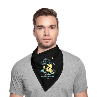 Bandana "Bike Route" - Schwarz