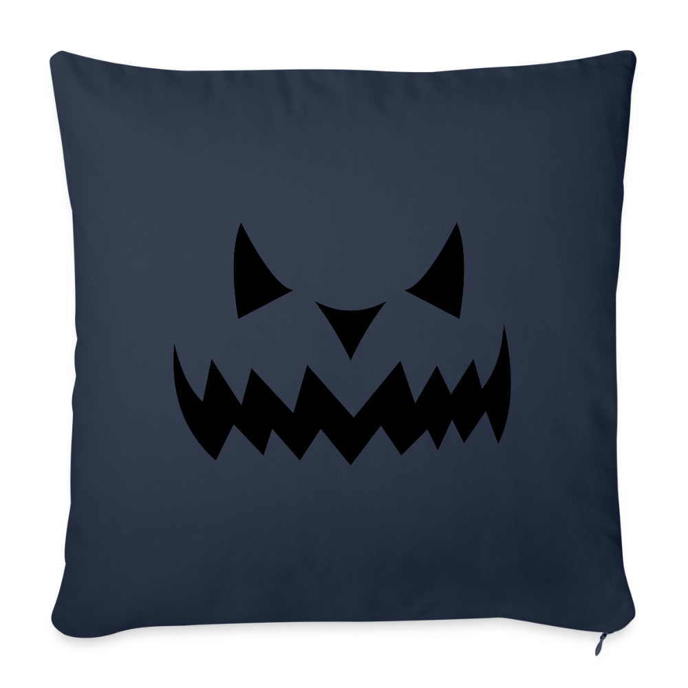 Sofakissen mit Füllung 44 x 44 cm "Hallow Kürbis" - Navy