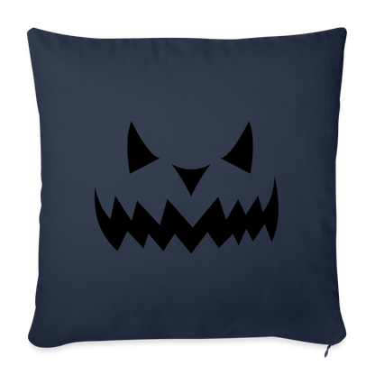 Sofakissen mit Füllung 44 x 44 cm "Hallow Kürbis" - Navy