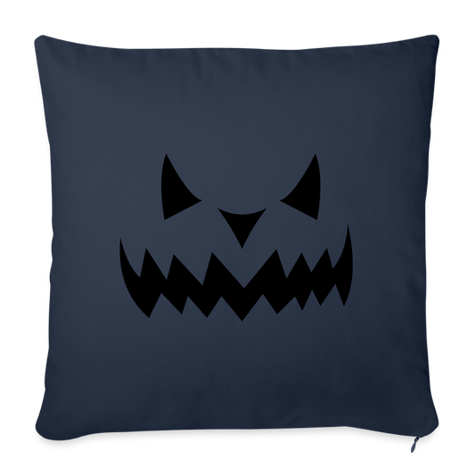 Sofakissen mit Füllung 44 x 44 cm "Hallow Kürbis" - Navy
