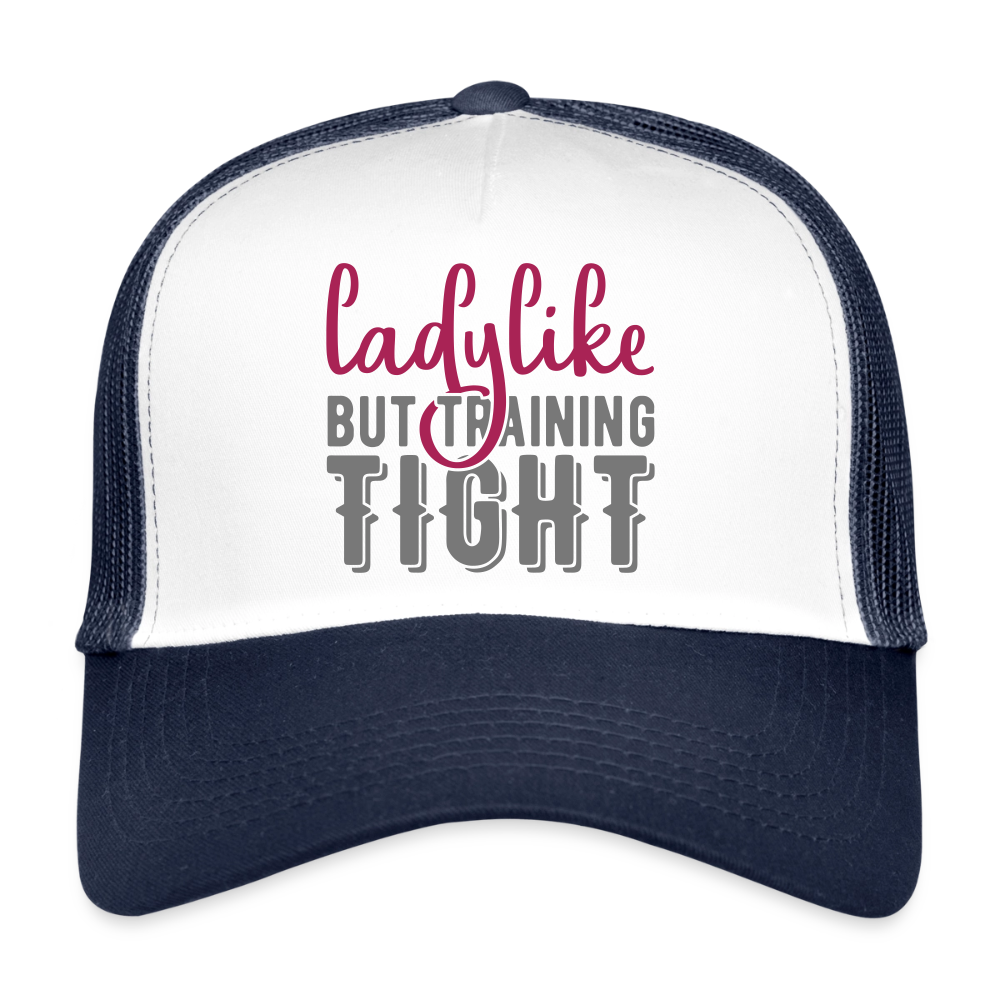 Trucker Cap "Ladylike" - Weiß/Navy