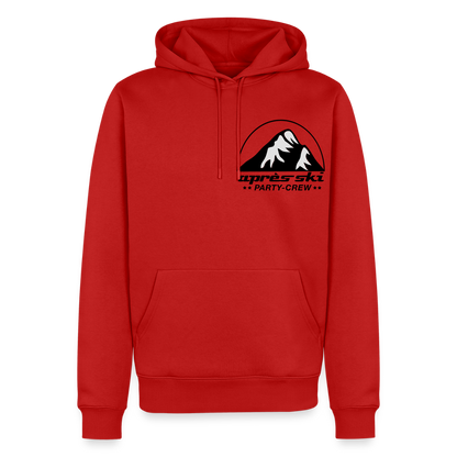 Männer Premium Hoodie "Apres Ski" - Rot