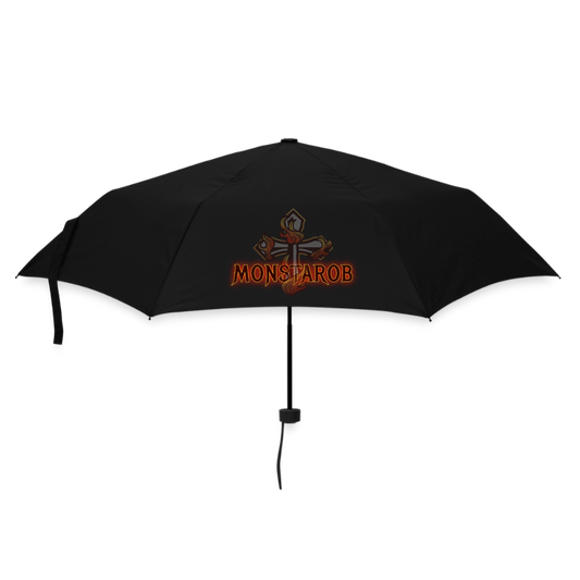 Regenschirm klein "Monstarob" - Schwarz