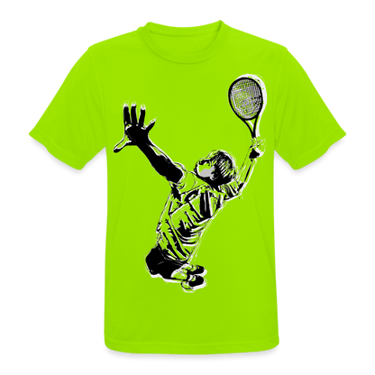 T-Shirt atmungsaktiv Herren "Tennisspieler" - Neongrün