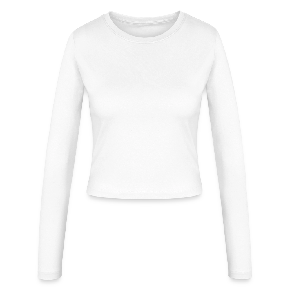 Frauen Slim Fit Langarmshirt "Henna" - Weiß