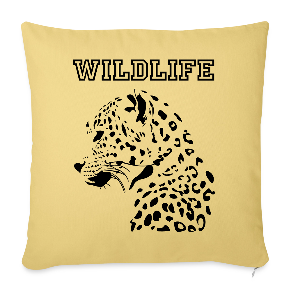 Sofakissen mit Füllung "Wildlife" - Hellgelb