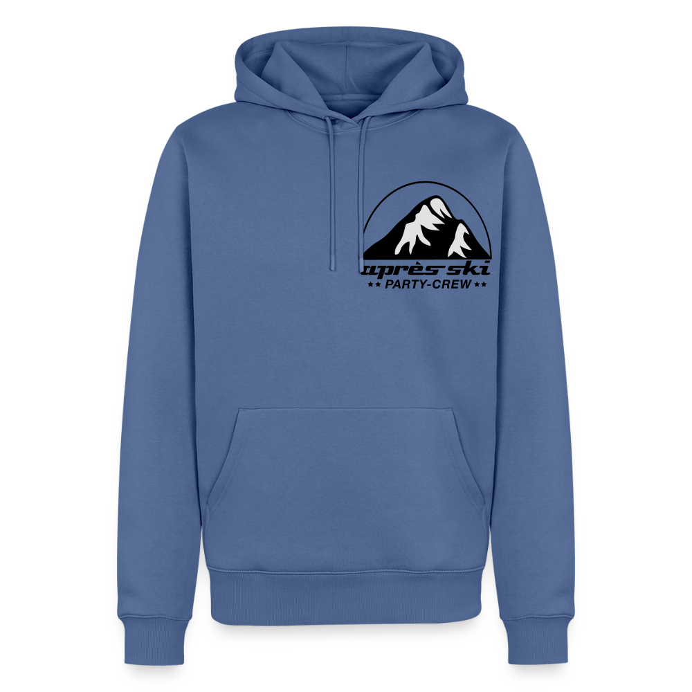 Männer Premium Hoodie "Apres Ski" - Taubenblau