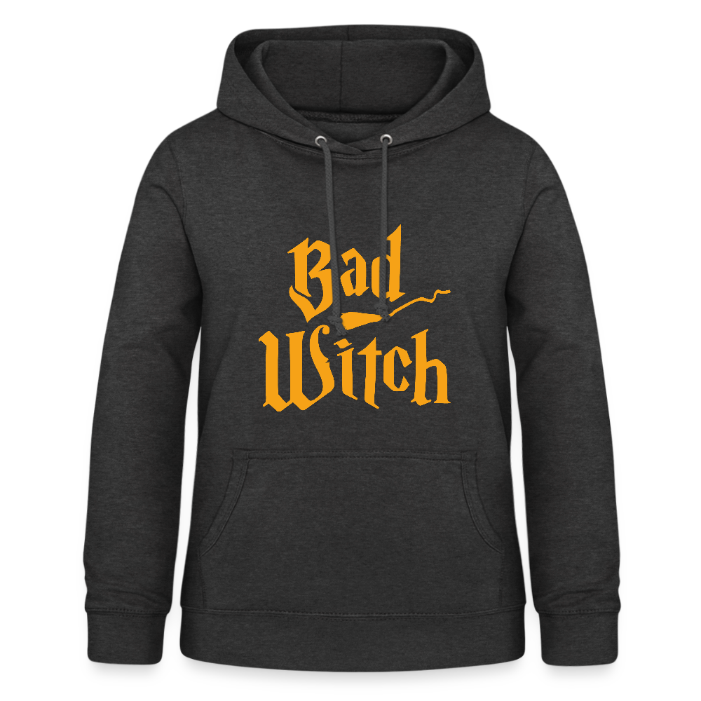 Frauen Hoodie "Bad Witch" - mit Customizer personalisierbar - Anthrazit