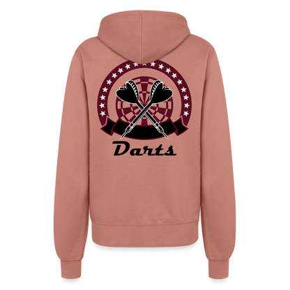 Kapuzenjacke Damen "Darts" - Altrosa