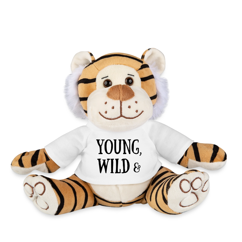Maskottchen Tiger "Wild & Sexy" - Weiß