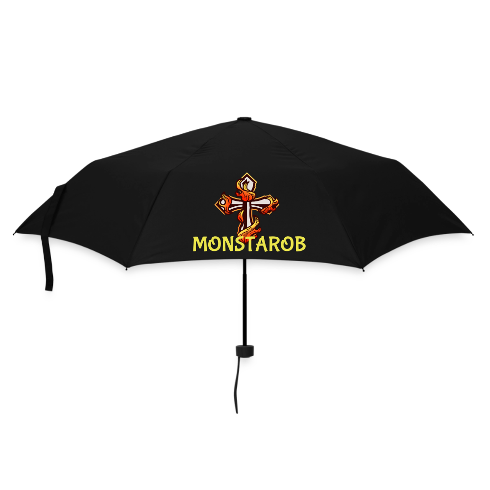Regenschirm klein "Monstarob" - Schwarz