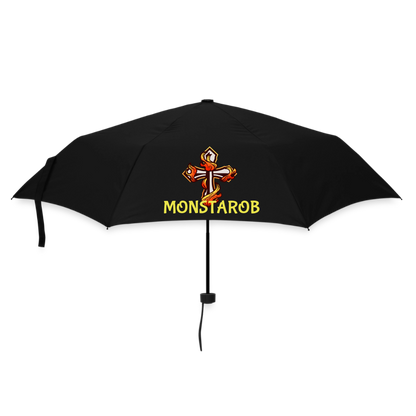 Regenschirm klein "Monstarob" - Schwarz