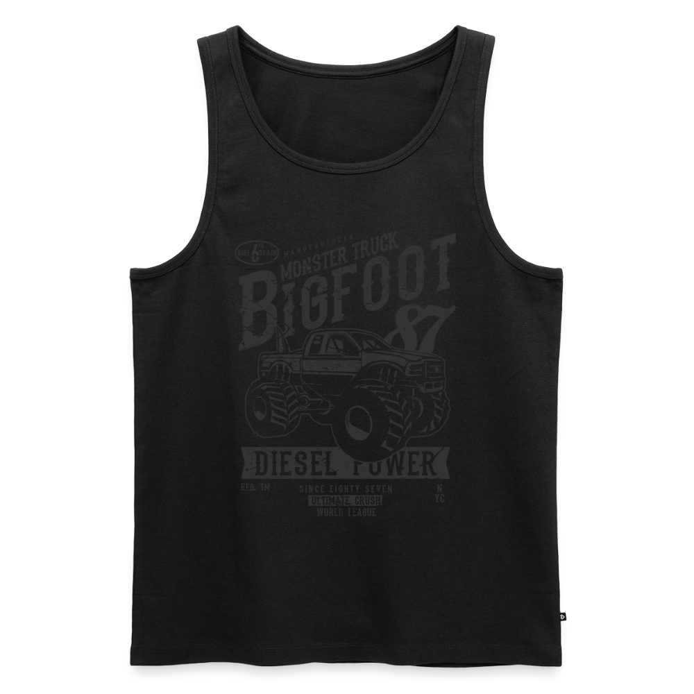 Tank Top "Bigfoot" - Schwarz