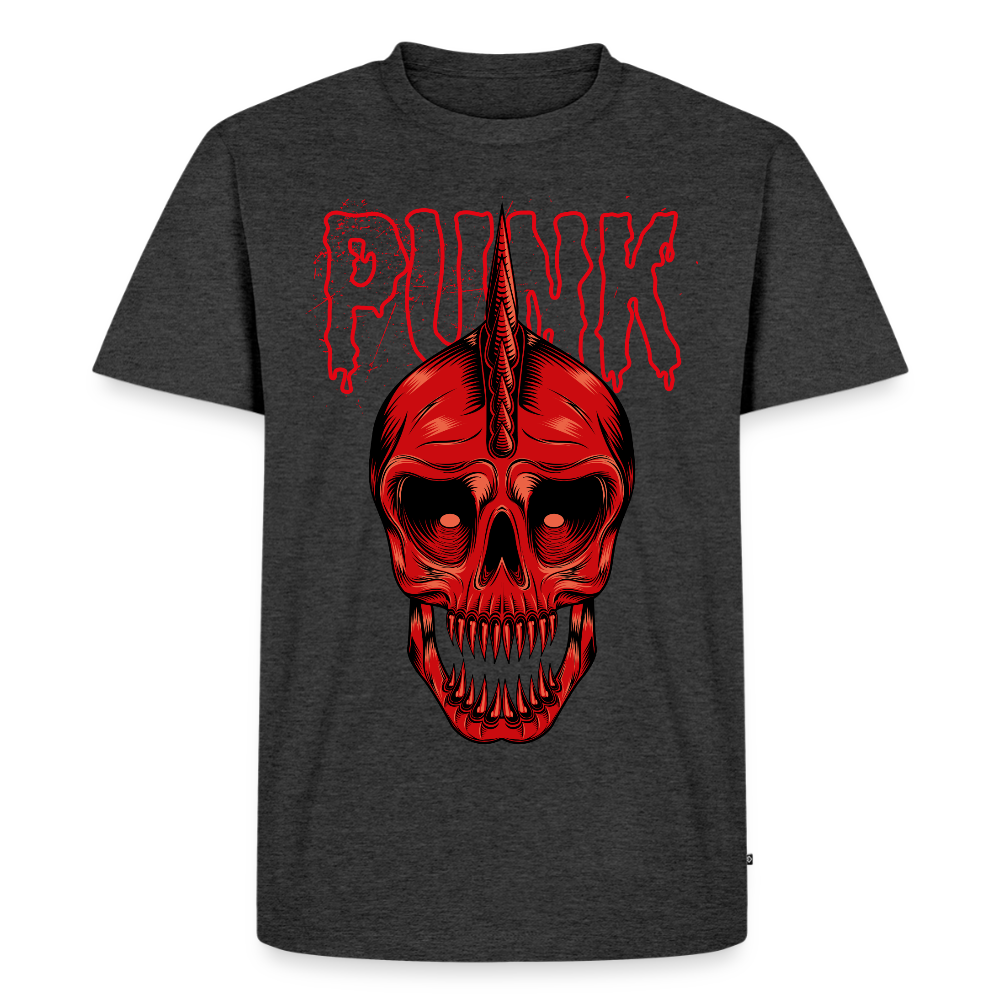 Männer Premium T-Shirt "Punk" - Anthrazit meliert