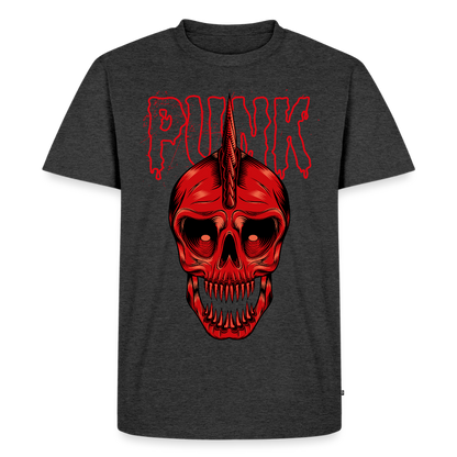 Männer Premium T-Shirt "Punk" - Anthrazit meliert