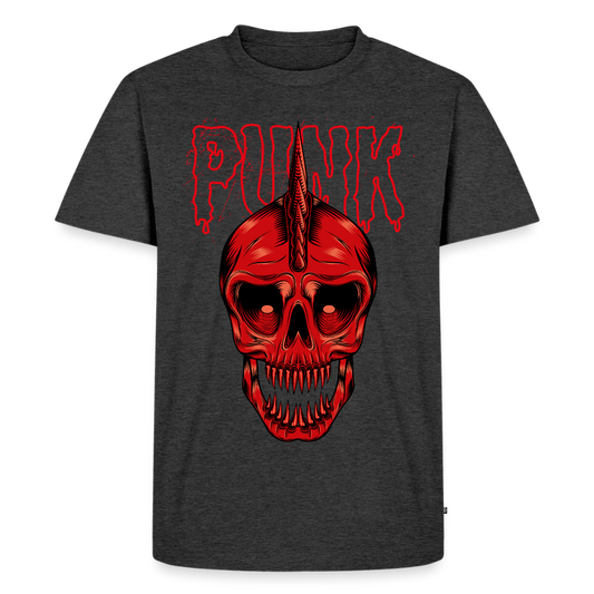 Männer Premium T-Shirt "Punk" - Anthrazit meliert
