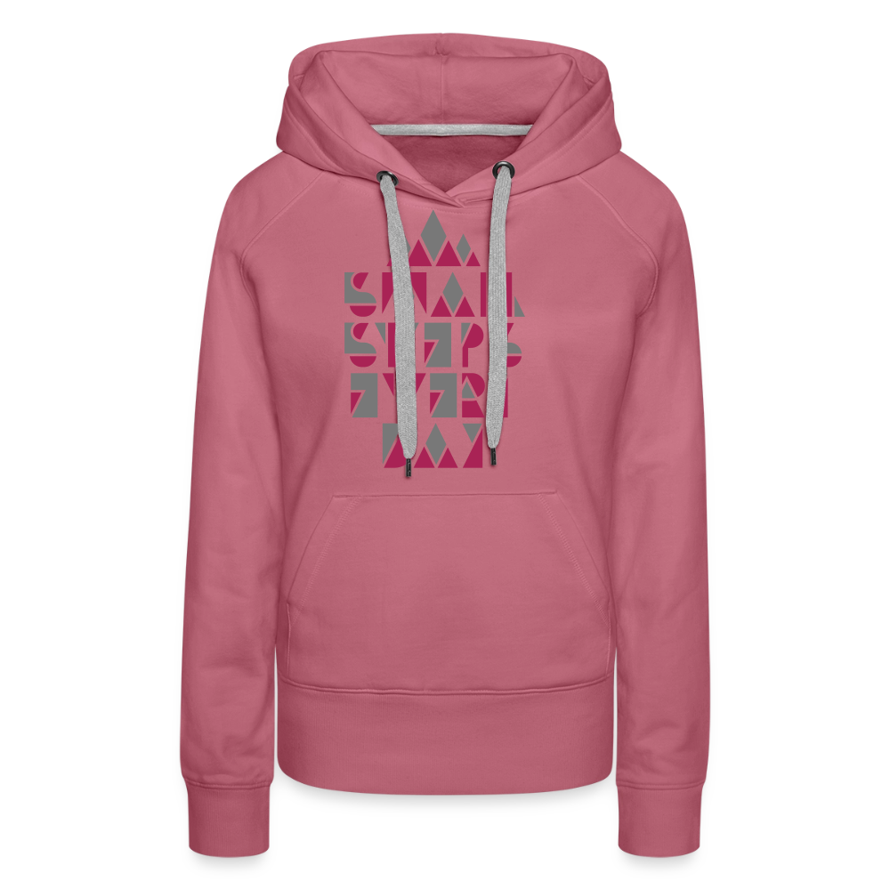 Premium Hoodie "Small Steps" - Malve