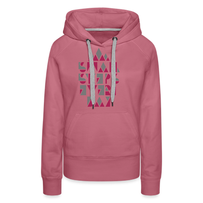 Premium Hoodie "Small Steps" - Malve