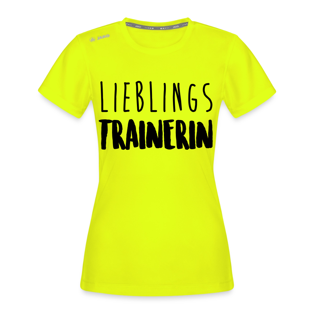 JAKO T-Shirt Damen "Lieblingstrainerin" - Neongelb