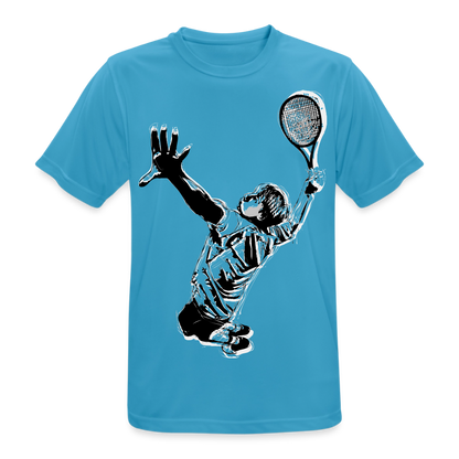 T-Shirt atmungsaktiv Herren "Tennisspieler" - Saphirblau