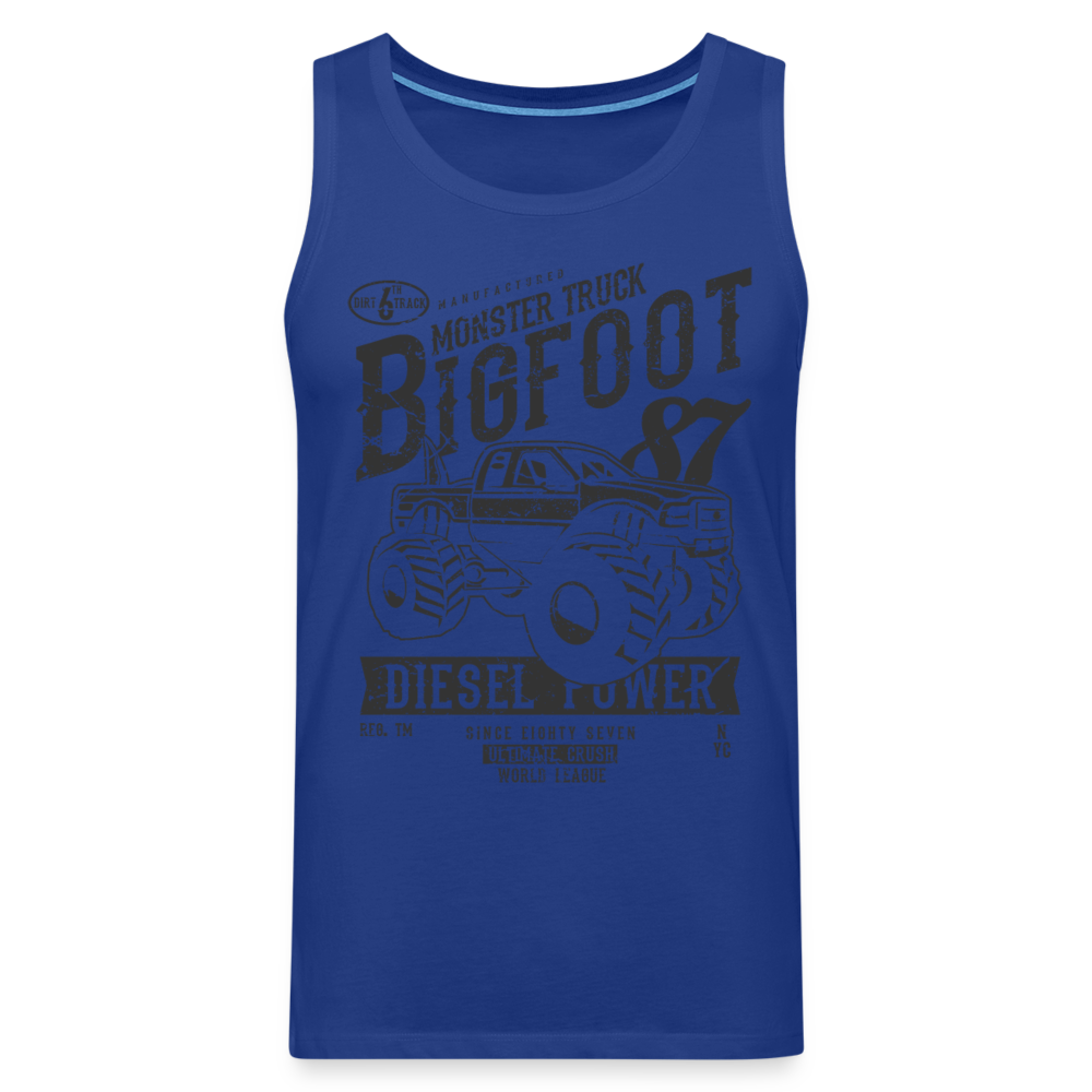 Tank Top "Bigfoot" mit Customizer personalisierbar - Königsblau