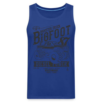 Tank Top "Bigfoot" mit Customizer personalisierbar - Königsblau