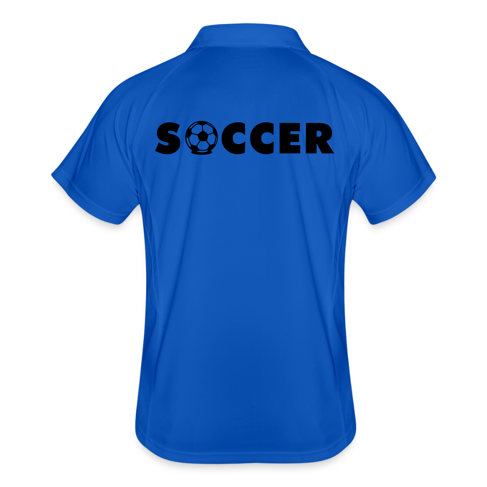 Poloshirt atmungsaktiv Herren "Soccer" - Königsblau/Navy