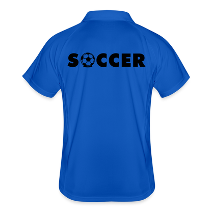 Poloshirt atmungsaktiv Herren "Soccer" - Königsblau/Navy
