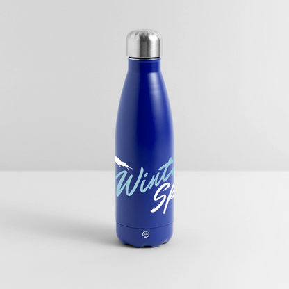 Thermosflasche "Wintersports" - Dunkelblau 