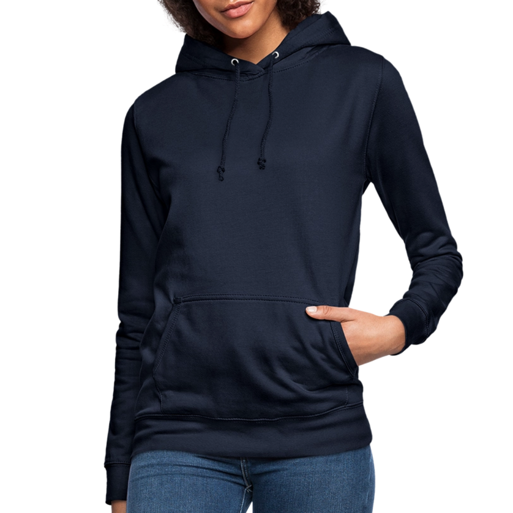 Frauen Hoodie "Totenkopf-Schwert" - Navy
