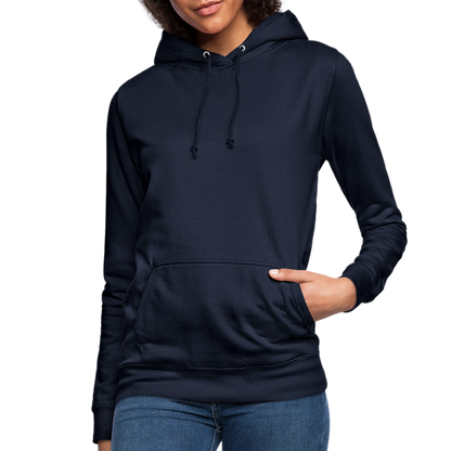 Frauen Hoodie "Totenkopf-Schwert" - Navy