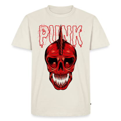Männer Premium T-Shirt "Punk" - Naturweiß