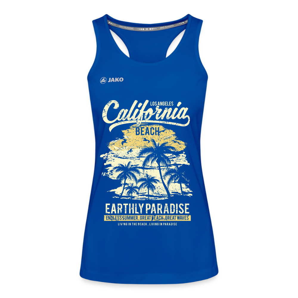 JAKO Frauen Tanktop Run 2.0 "California" - Royalblau