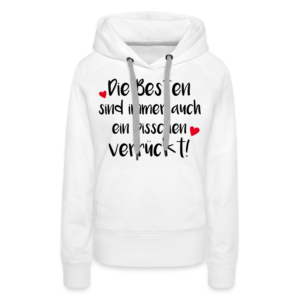 Premium Hoodie "Die Besten" - mit Customizer personalisierbar - Weiß