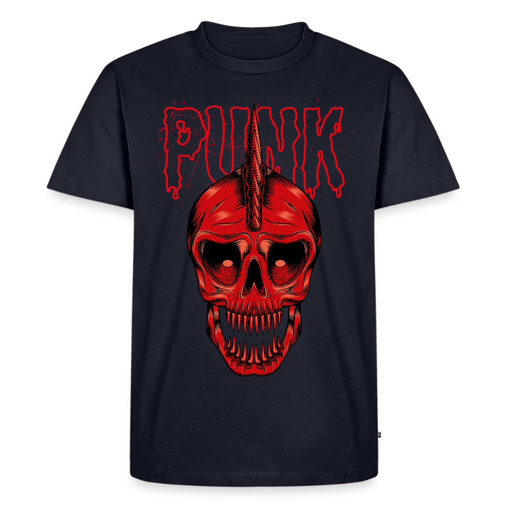 Männer Premium T-Shirt "Punk" - Navy