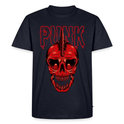 Männer Premium T-Shirt "Punk" - Navy